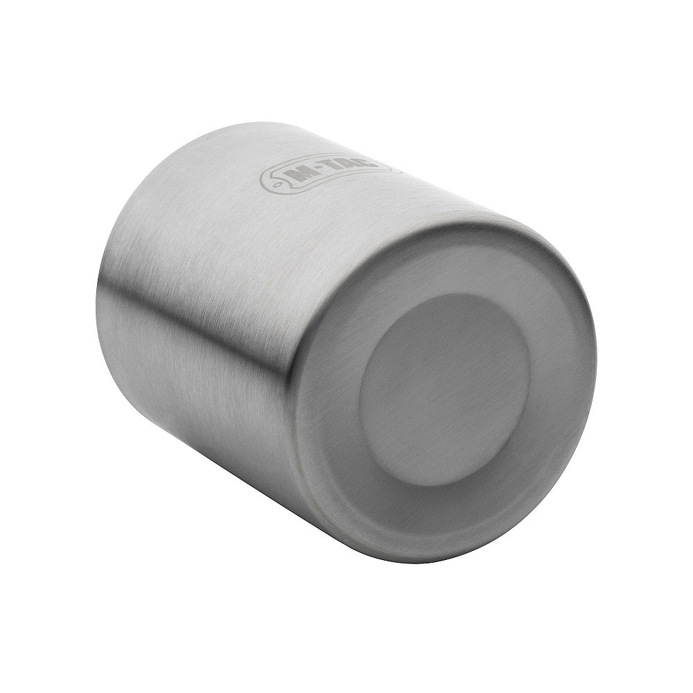 Thermo mug with carabiner