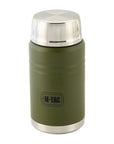 Stainless 750 ml Thermos with folding spoon