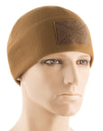 Fleece Tactical Watch Cap Beanie With Patch Panel (270g/m2)
