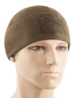 Fleece Tactical Watch Cap Beanie With Patch Panel (270g/m2)