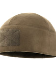 Fleece Tactical Watch Cap Beanie With Patch Panel (270g/m2)