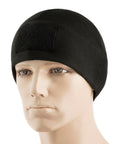 Fleece Tactical Watch Cap Beanie With Patch Panel (270g/m2)