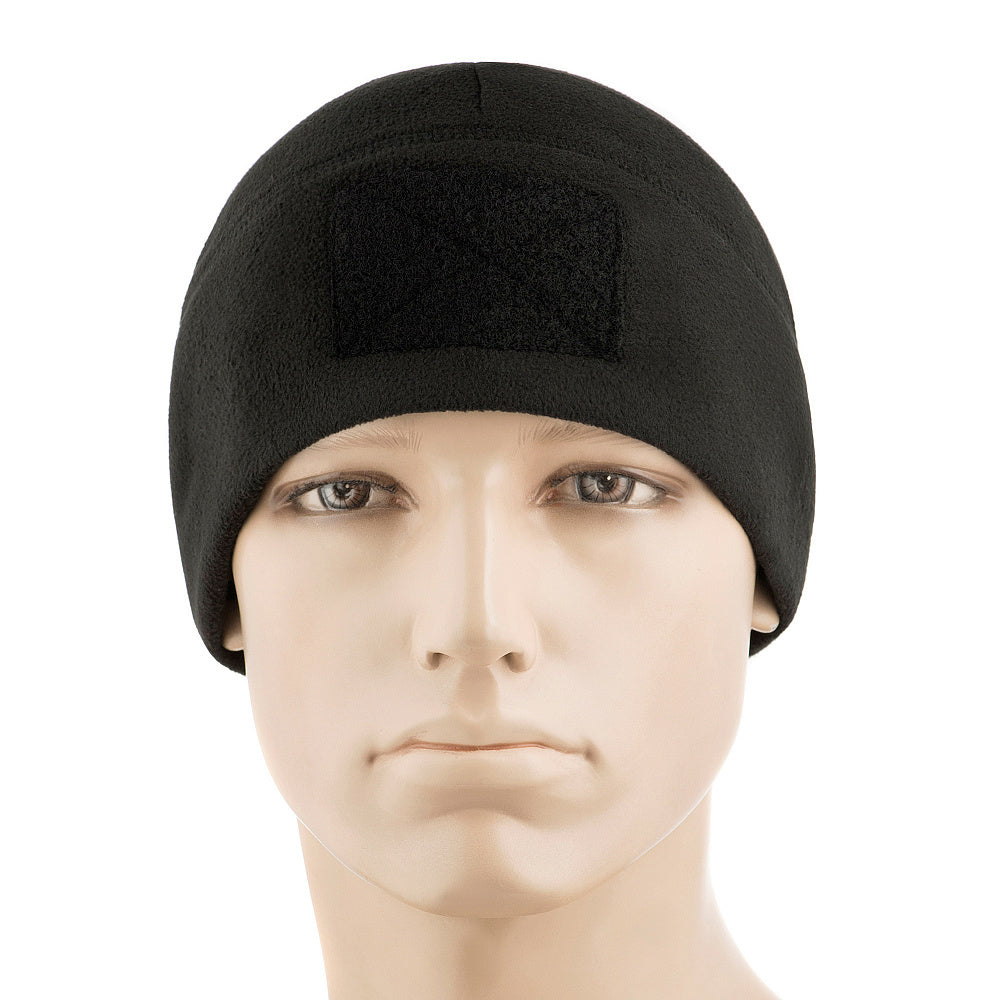 Fleece Tactical Watch Cap Beanie With Patch Panel (270g/m2)