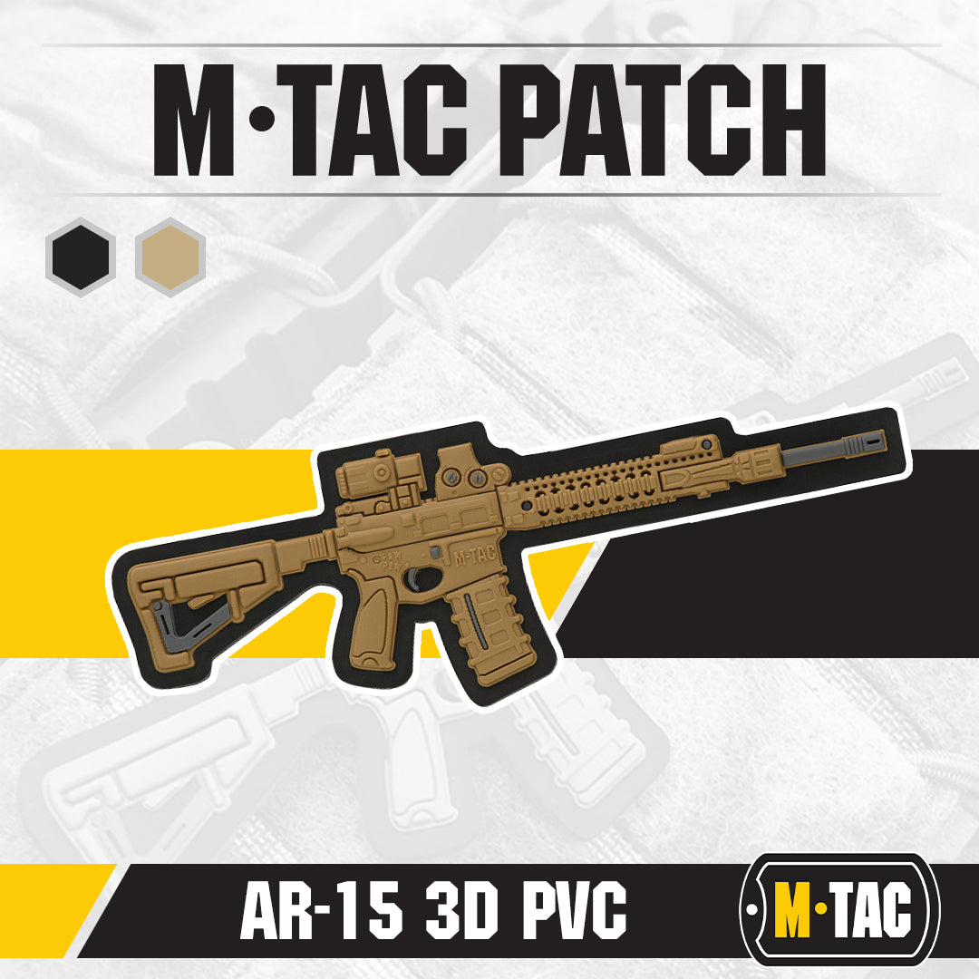 Patch AR-15 3D PVC
