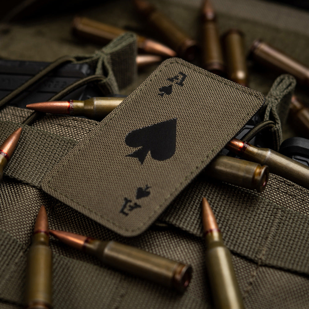Patch Ace of Spades Laser Cut