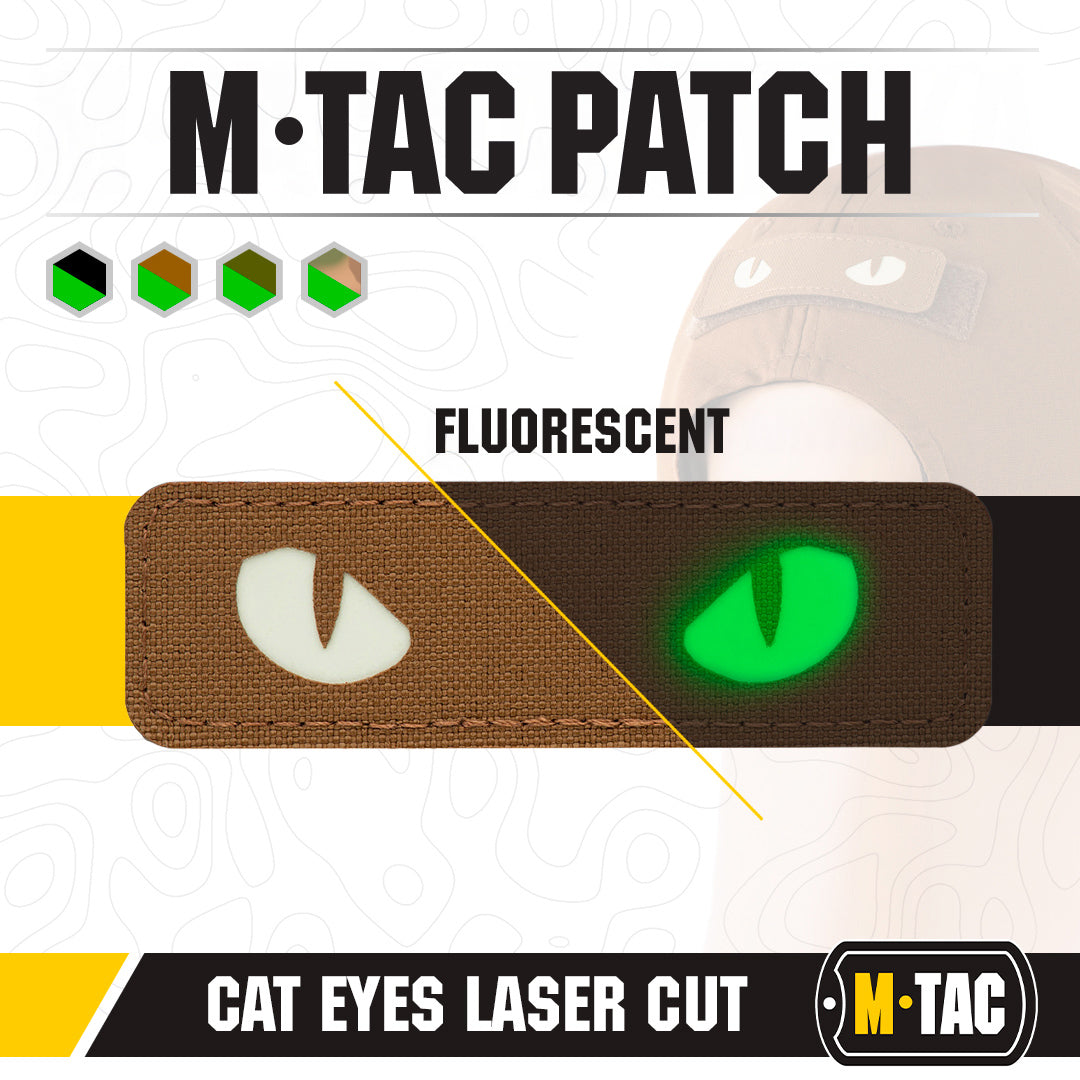 Patch Cat Eyes Laser Cut