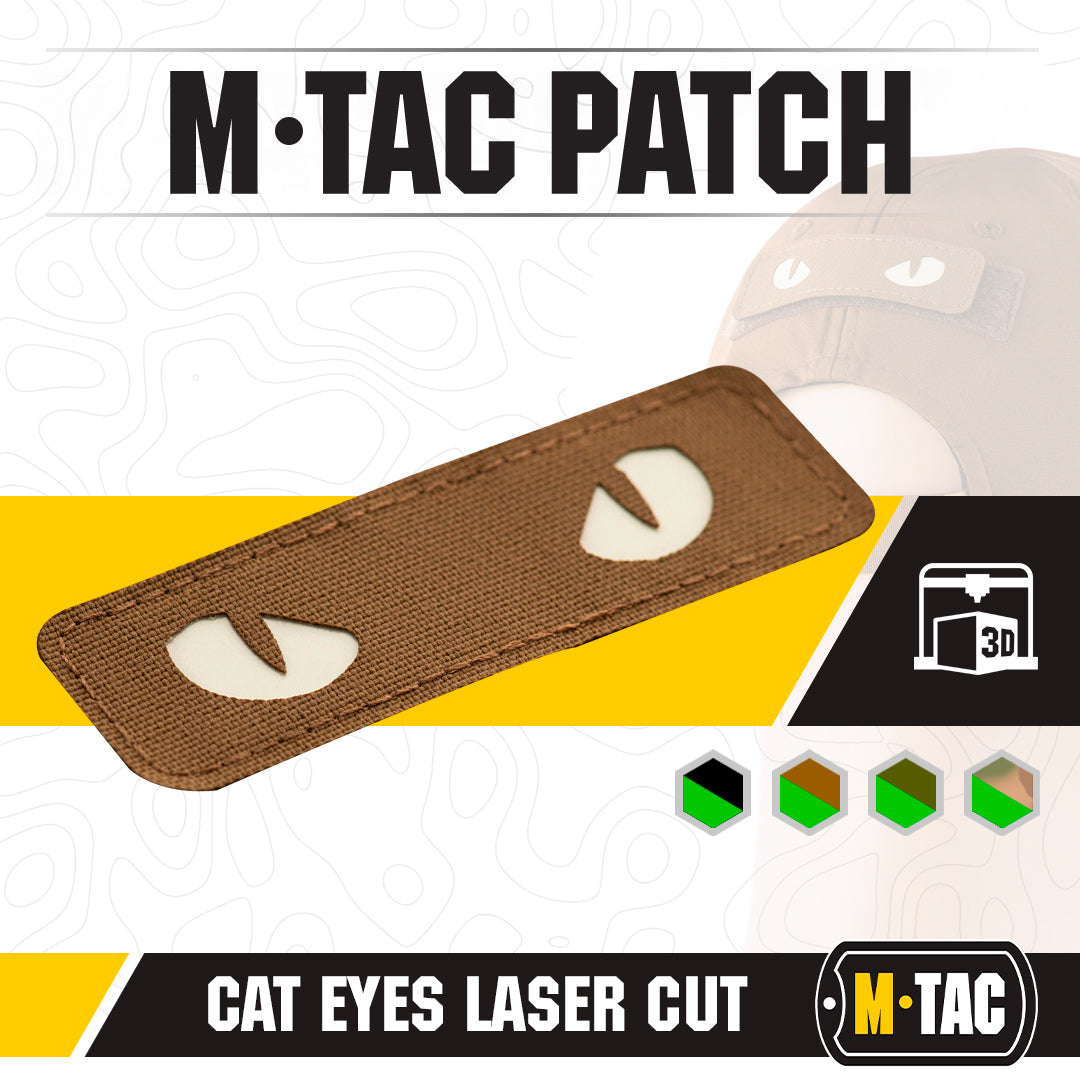 Patch Cat Eyes Laser Cut