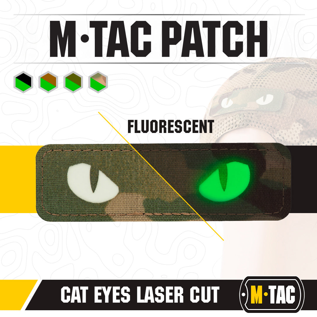 Patch Cat Eyes Laser Cut
