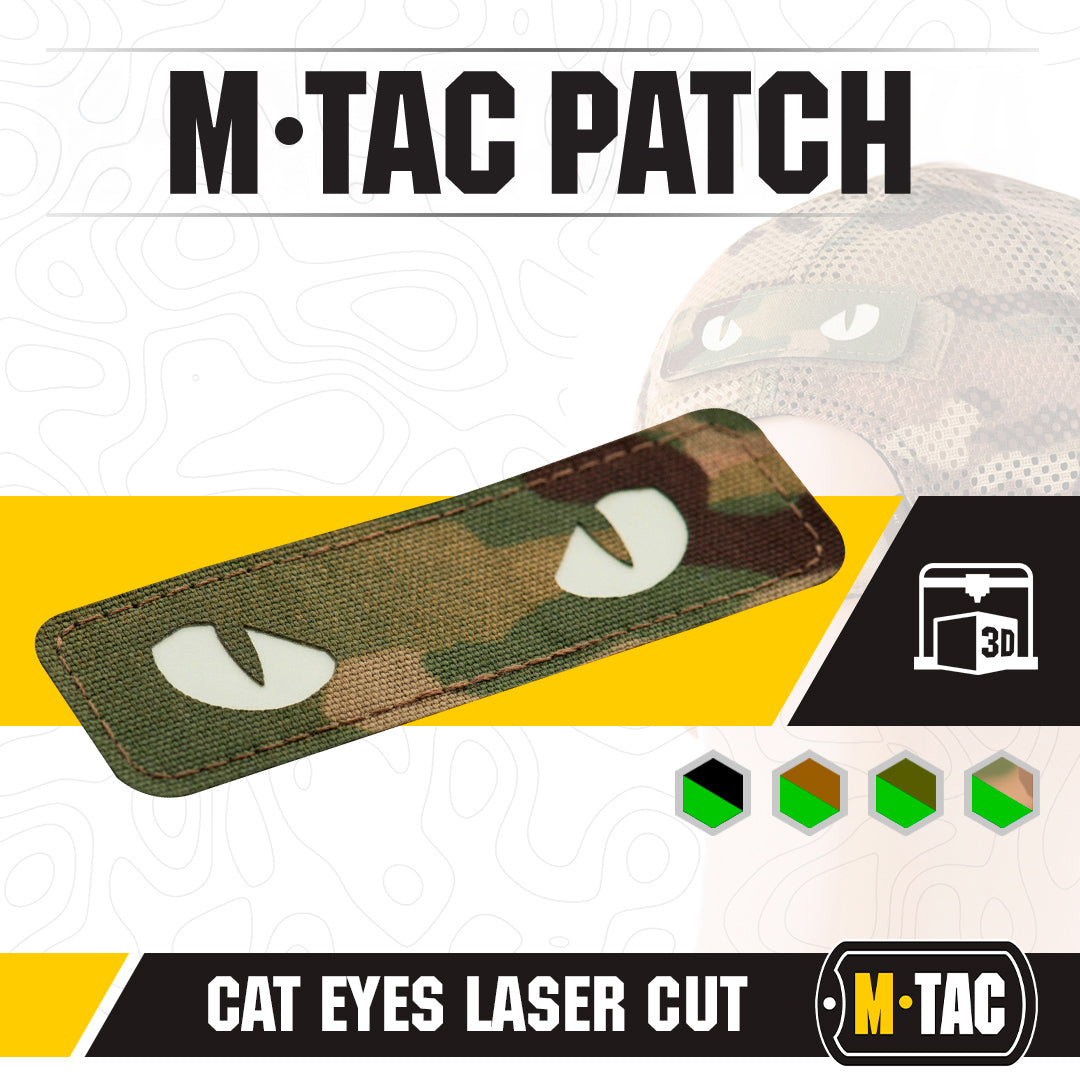 Patch Cat Eyes Laser Cut