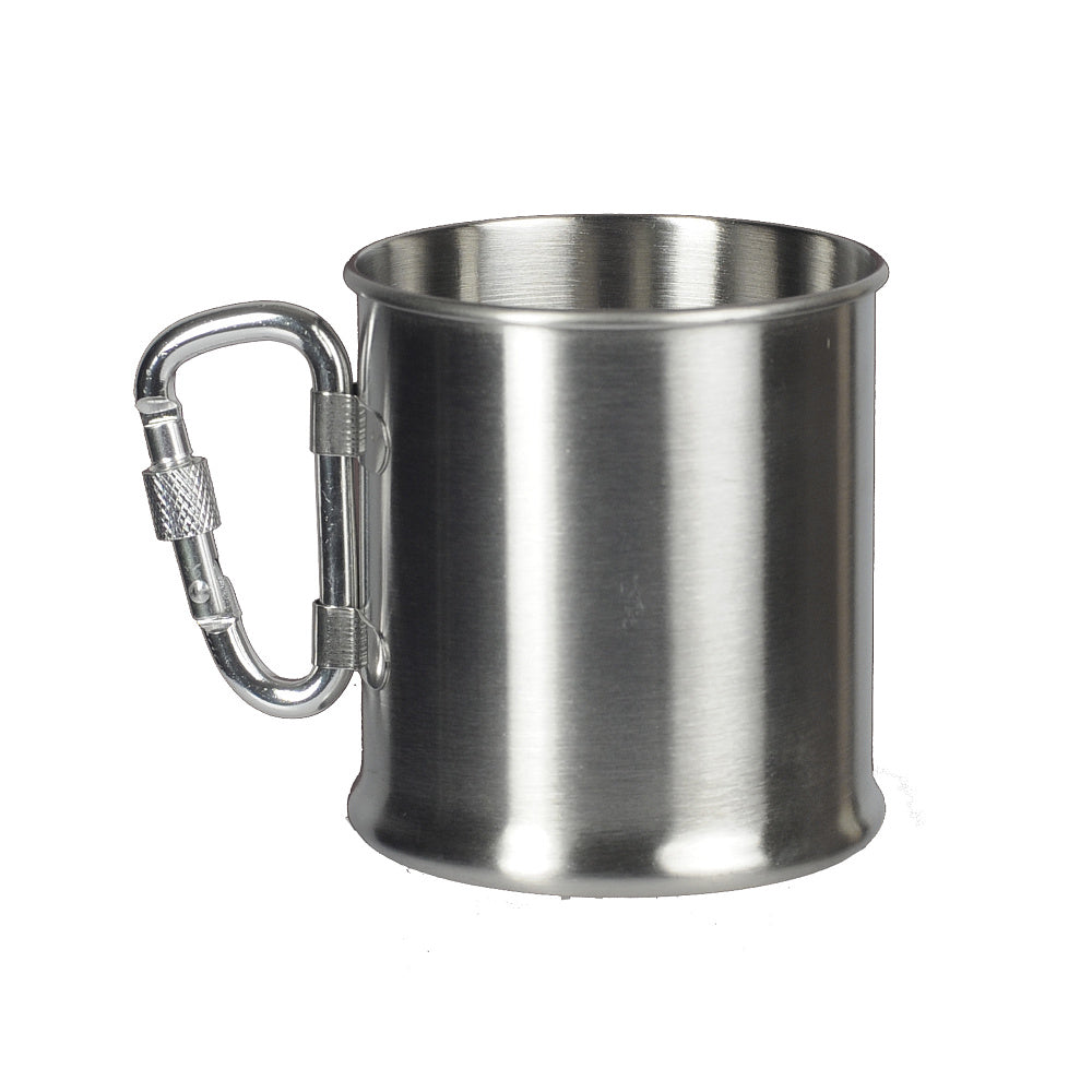 Mug with carabiner