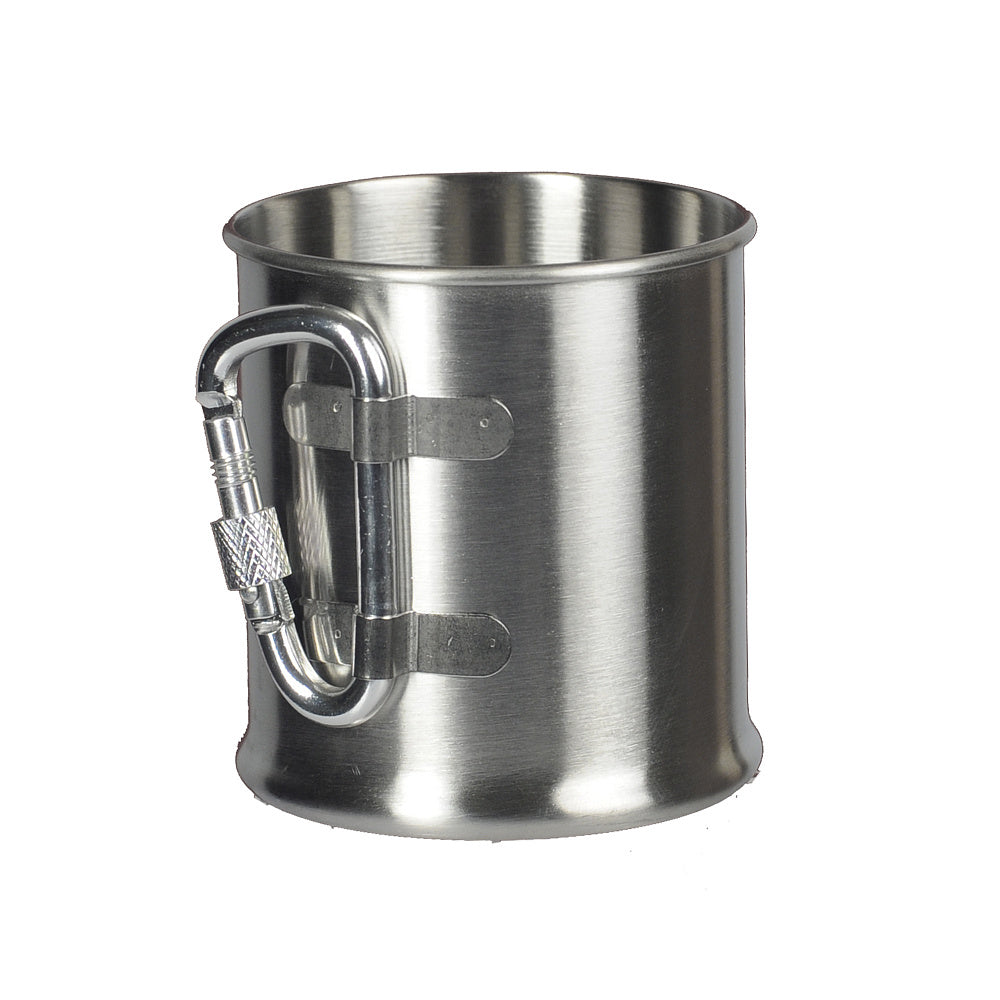 Mug with carabiner