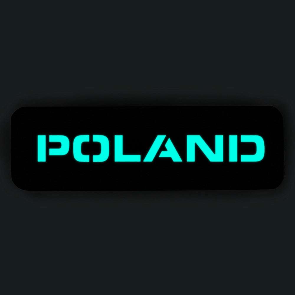 Patch Poland 25x80 Laser Cut