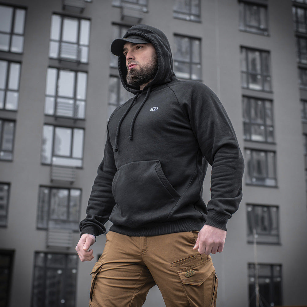 Cotton Raglan Hard Hoodie