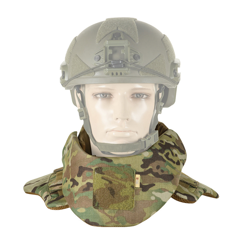 Gorget for ballistic panel inserts for Cuirass QRS