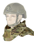 Gorget for ballistic panel inserts for Cuirass QRS