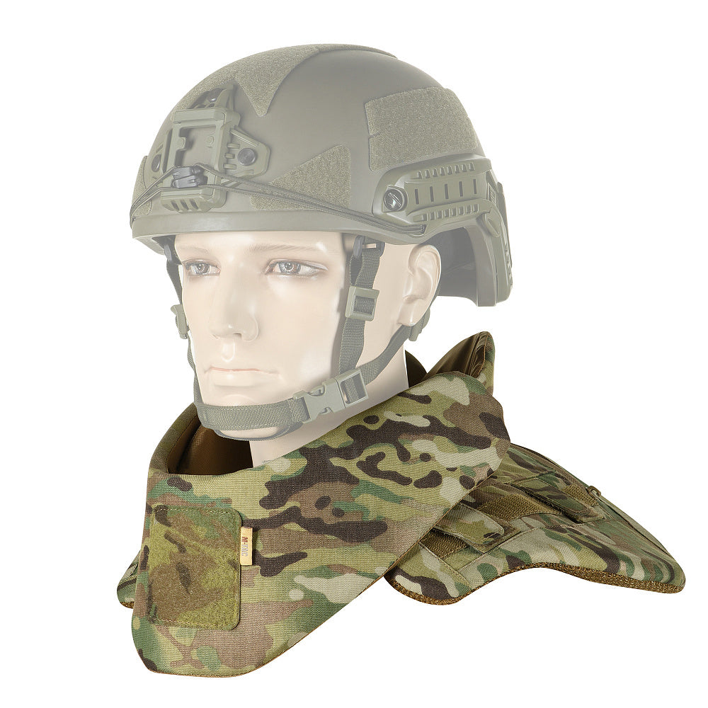 Gorget for ballistic panel inserts for Cuirass QRS