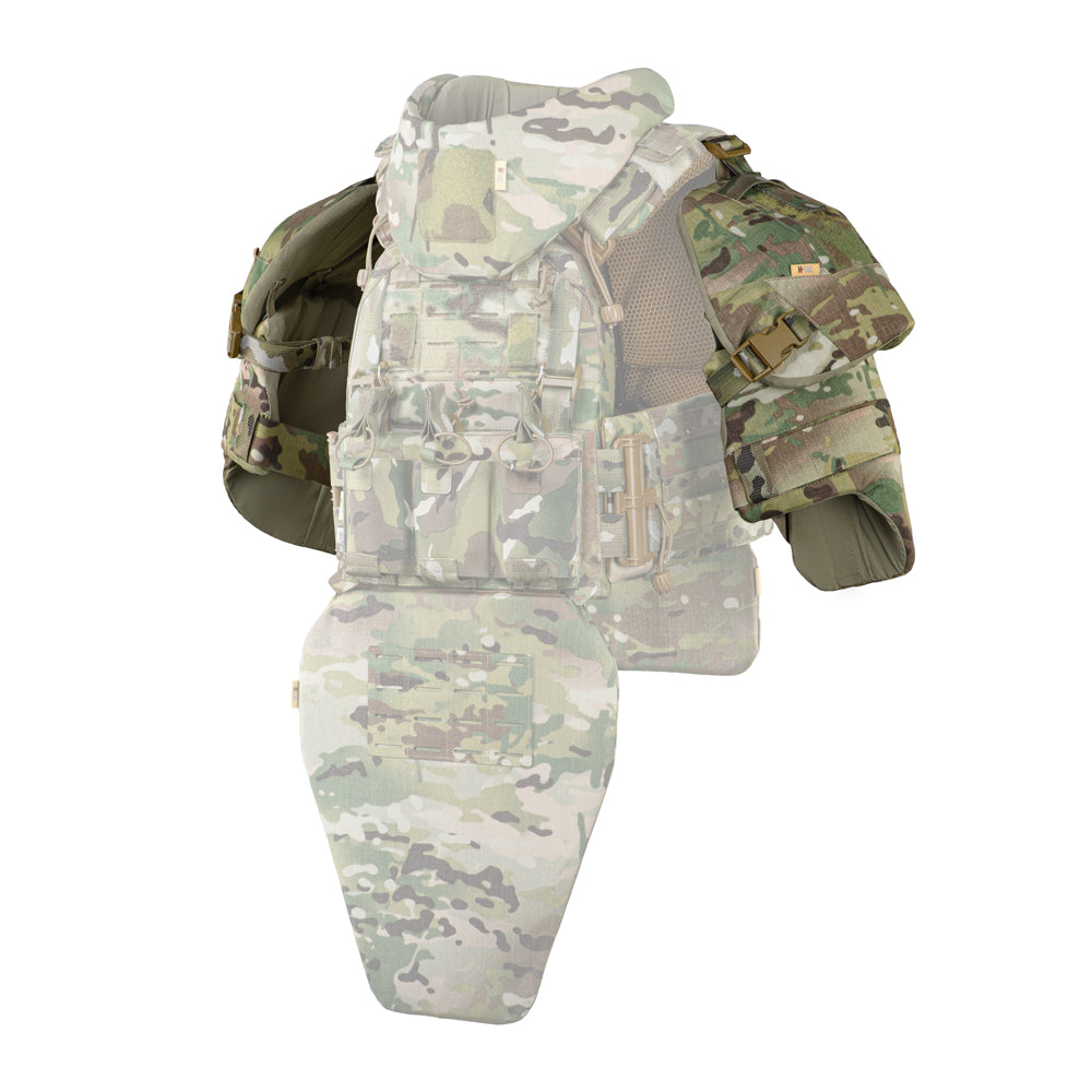 Ergonomic Shoulder Protection for ballistic panel inserts (pair)