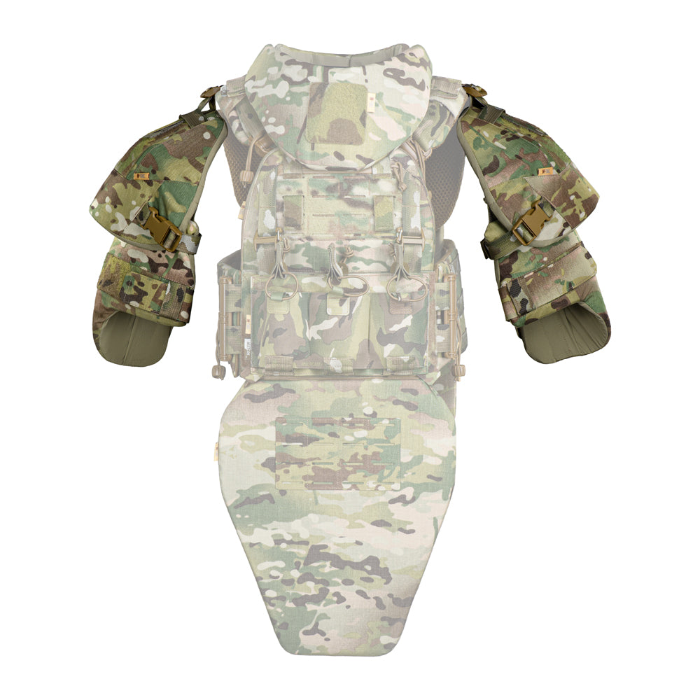 Ergonomic Shoulder Protection for ballistic panel inserts (pair)