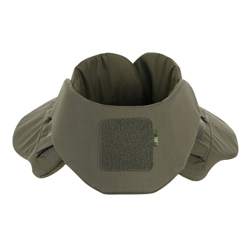 Gorget for ballistic panel inserts for Cuirass QRS
