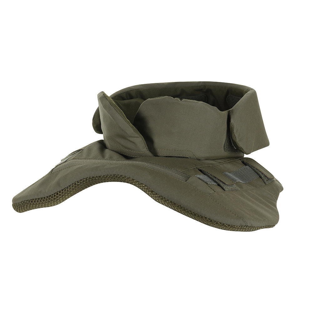Gorget for ballistic panel inserts for Cuirass QRS