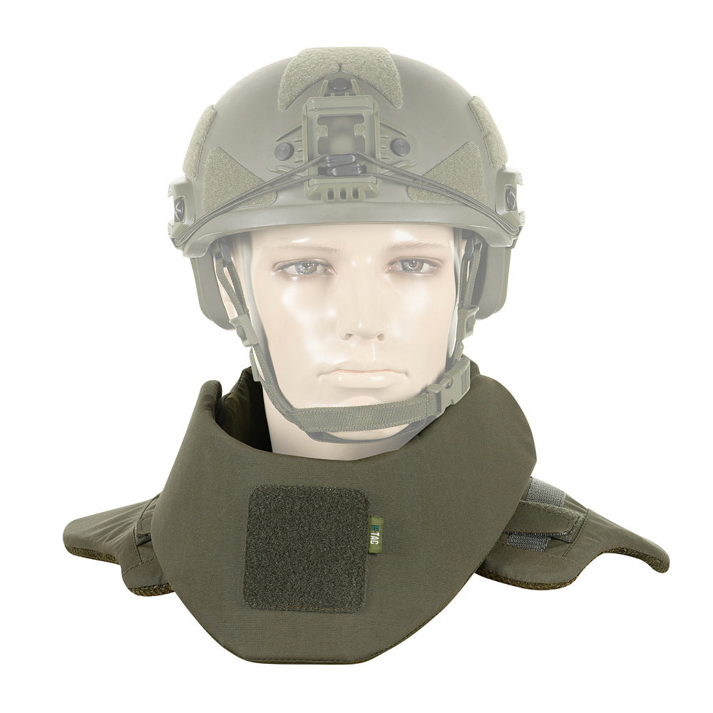 Gorget for ballistic panel inserts for Cuirass QRS