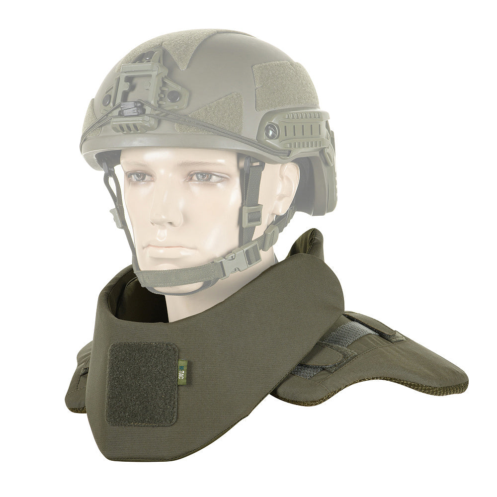 Gorget for ballistic panel inserts for Cuirass QRS