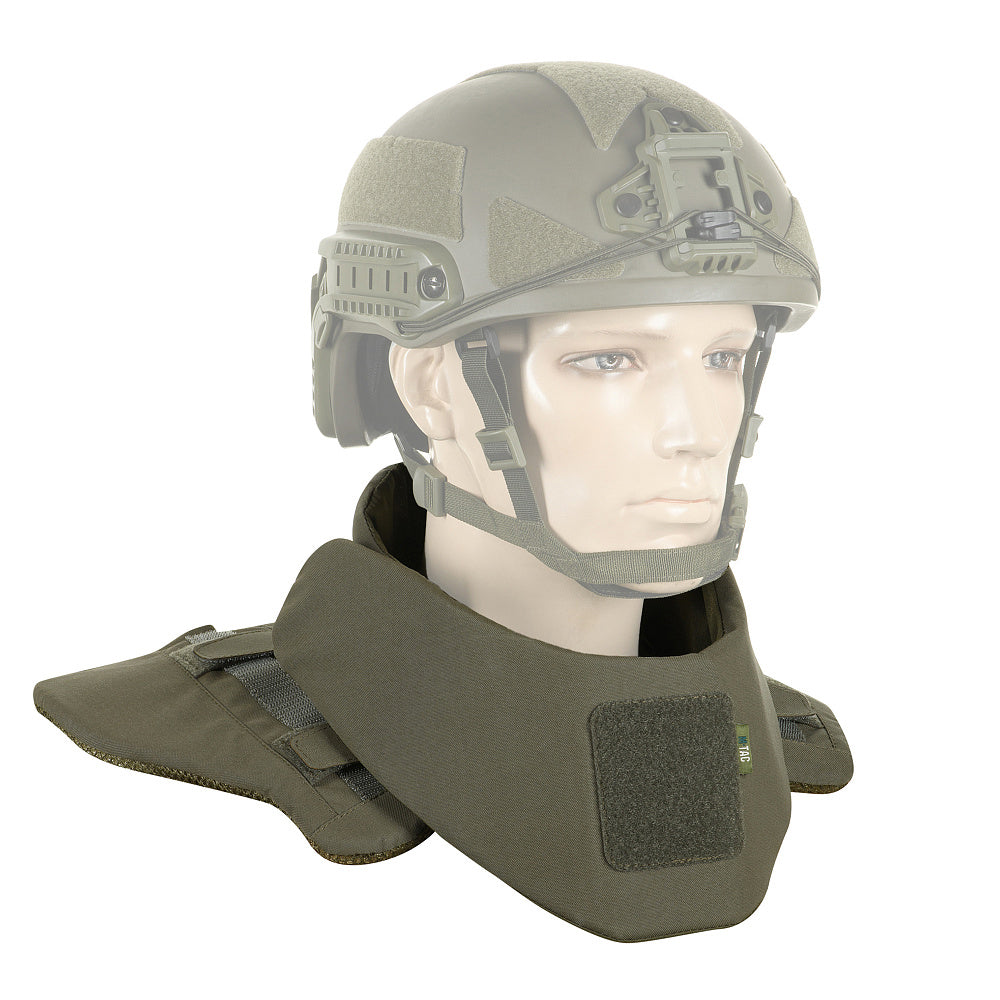 Gorget for ballistic panel inserts for Cuirass QRS