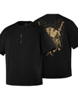 T-Shirt Gold Samurai Oversize