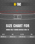 M-Tac Pas Range Belt Cobra Buckle Gen.IV