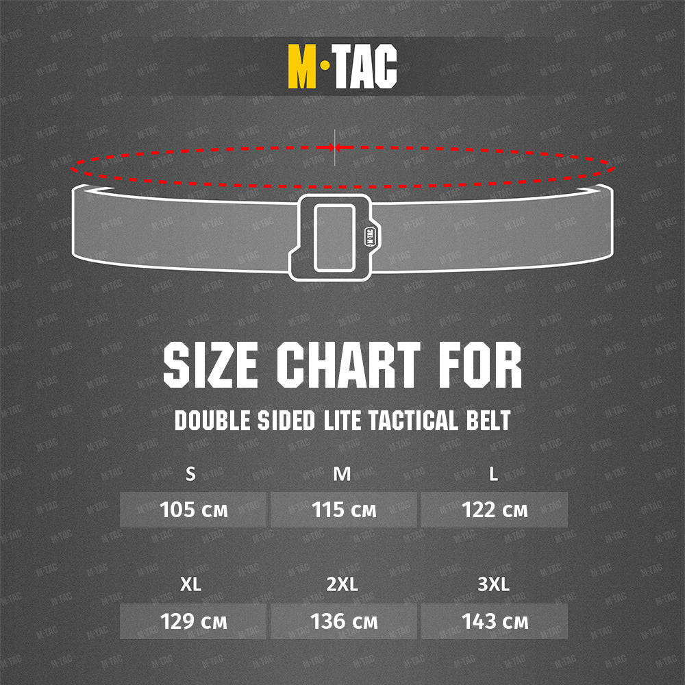 Double Sided Lite Tactical Belt