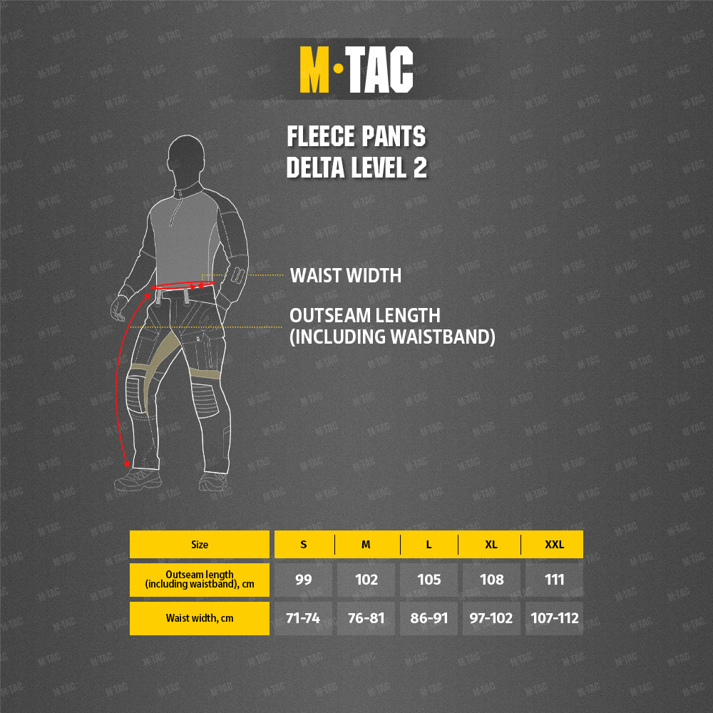 Fleece pants Delta Level 2
