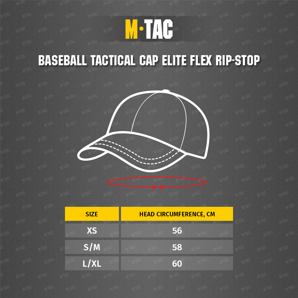 Baseball Tactical Cap Elite Flex Rip-Stop