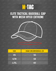 Elite Tactical Baseball Cap with Mesh NYCO Extreme