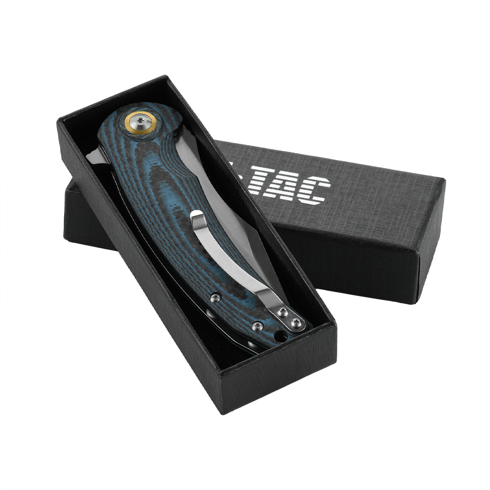Folding Knife Type 15 Carbon/Blue