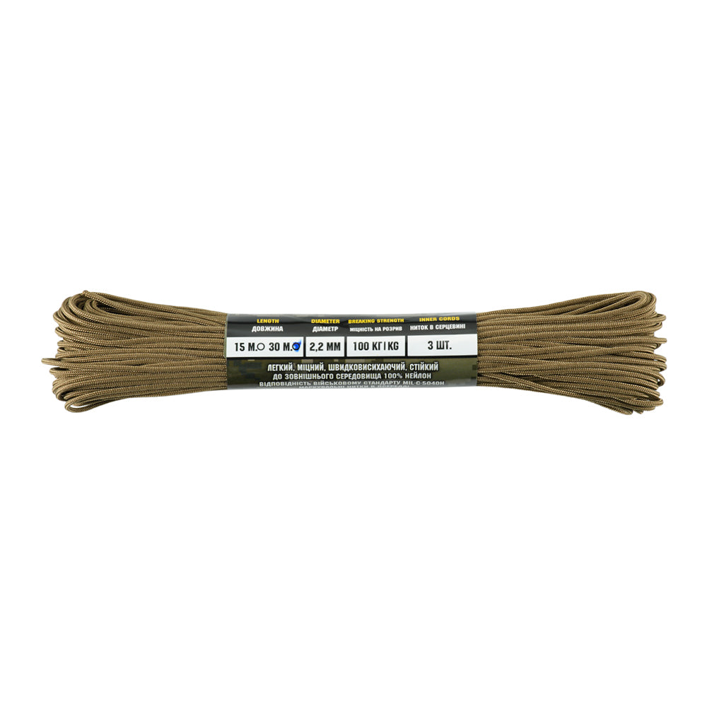 Paracord Minicord Mil-Spec 30m