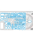 Small Tactical Ruler NATO (Blue)