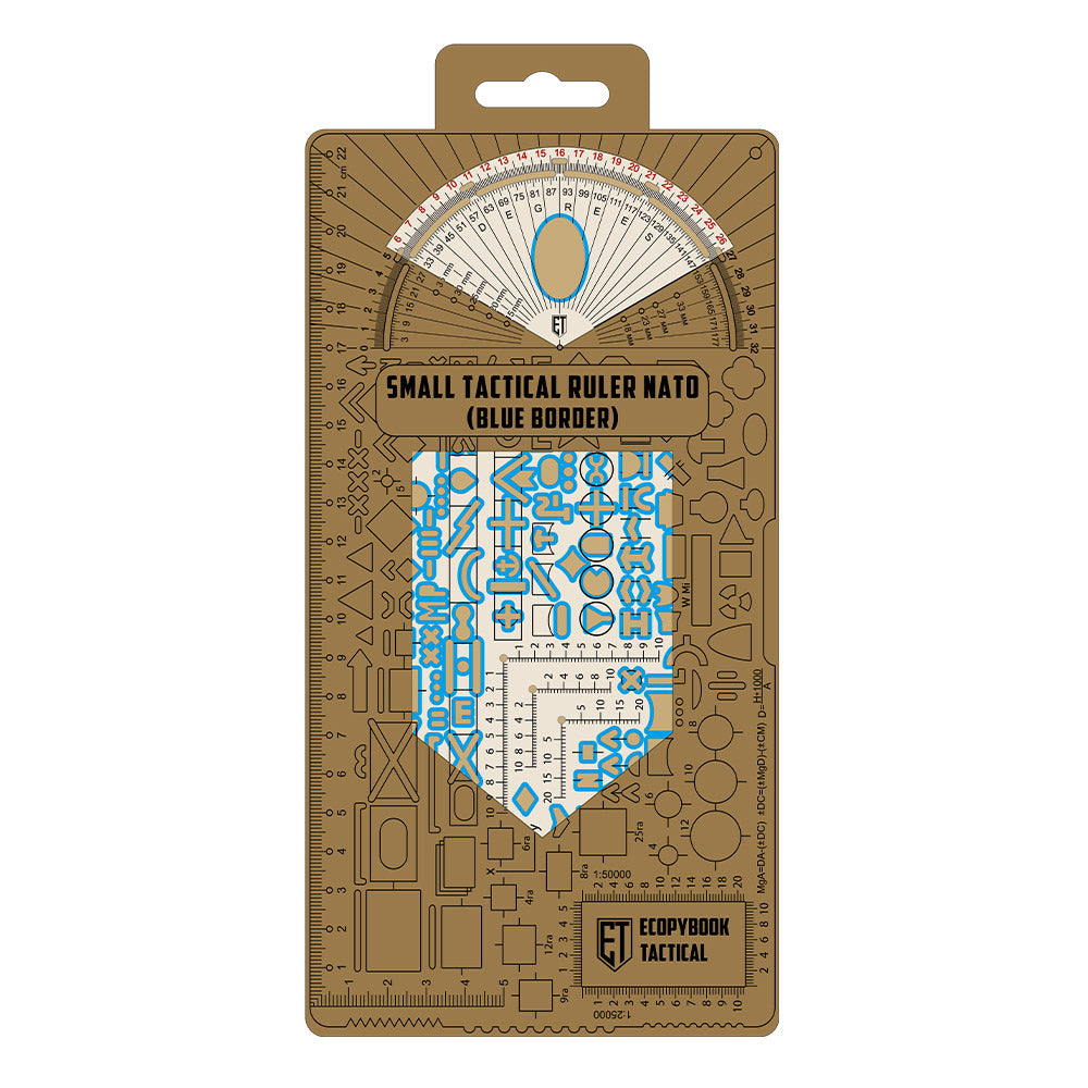 Small Tactical Ruler NATO (Blue)