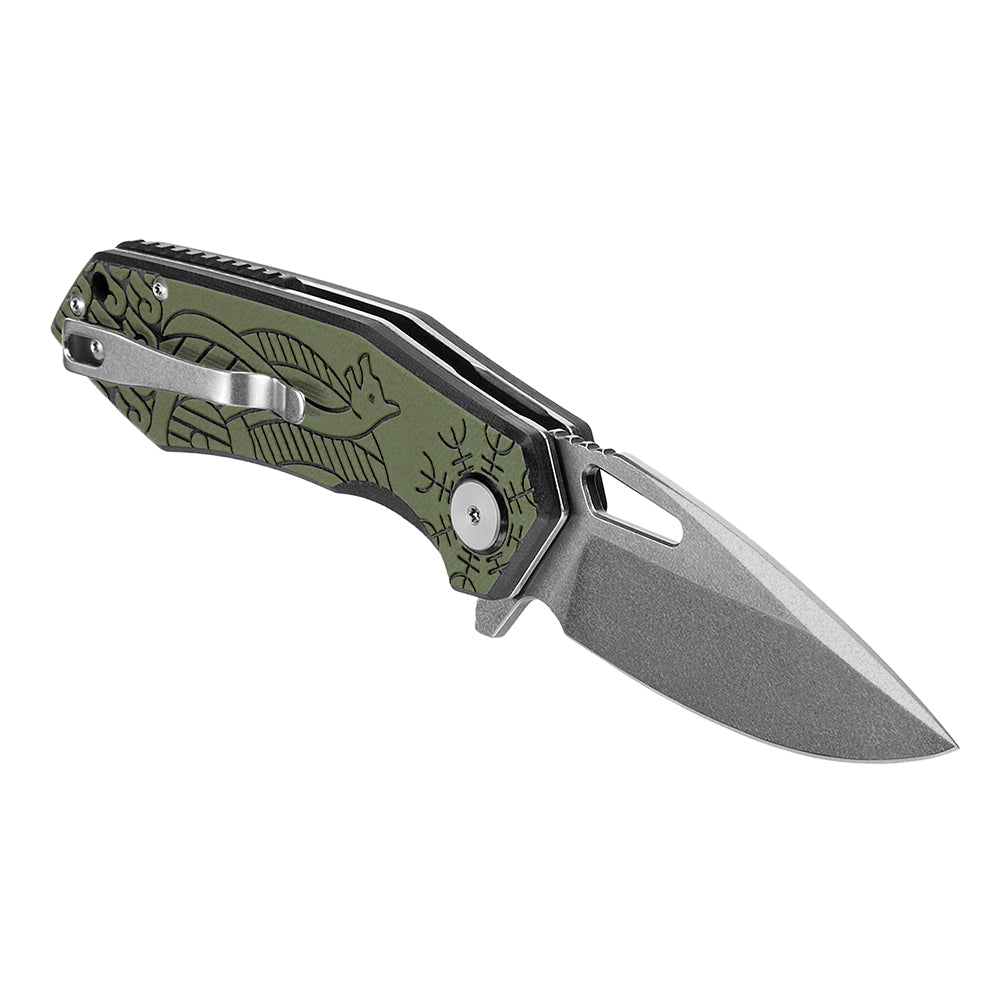 Folding Knife Type 12 Scandinavian Stonewash