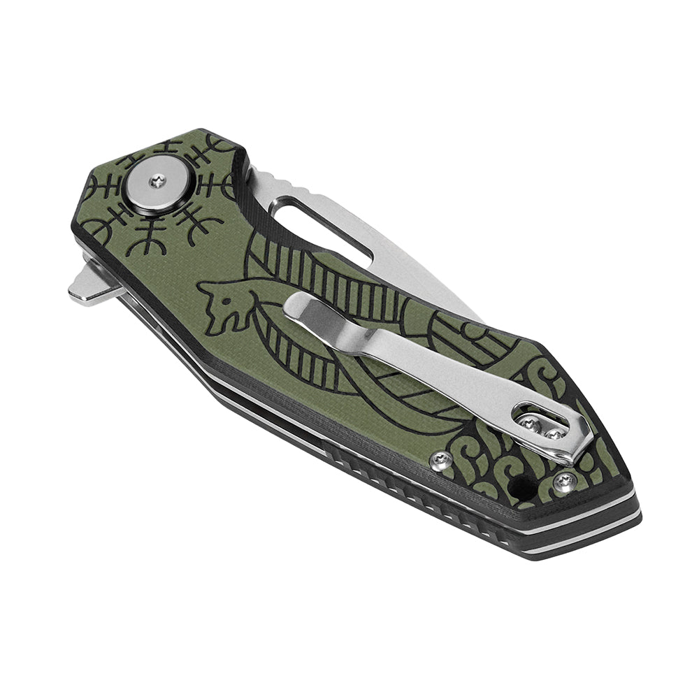 Folding Knife Type 12 Scandinavian Stonewash
