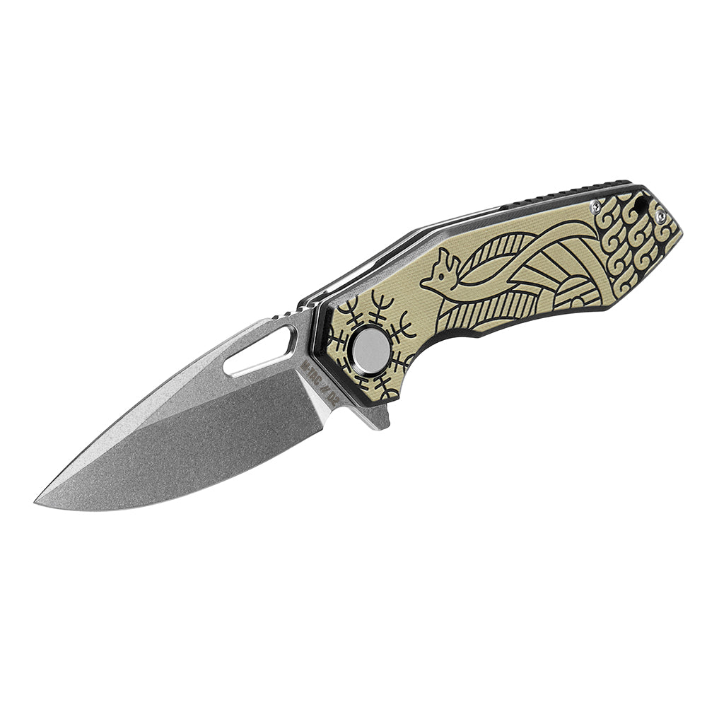 Folding Knife Type 12 Scandinavian Stonewash