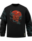 Sweatshirt Two Samurai