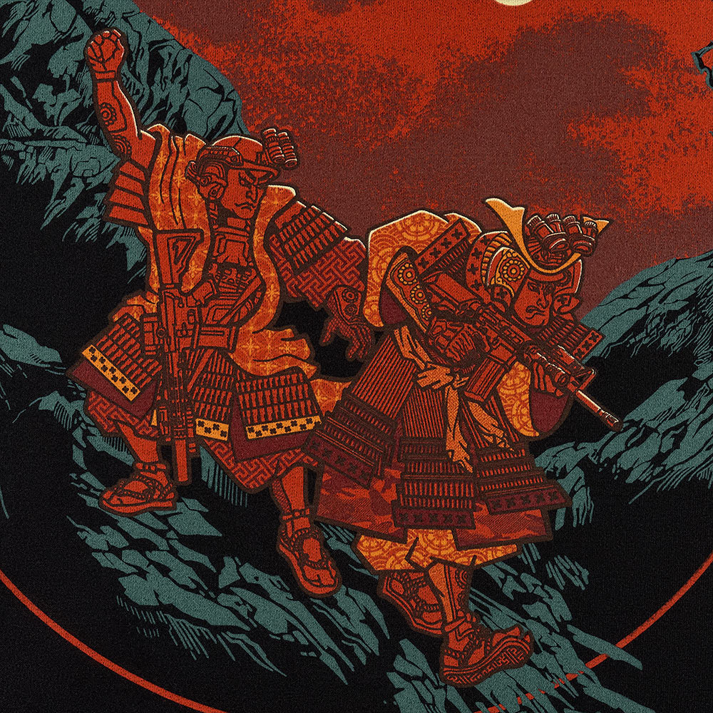 Sweatshirt Two Samurai