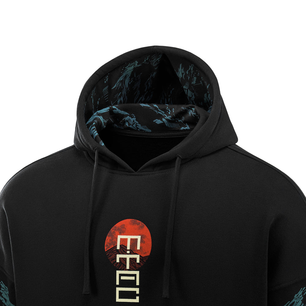 Hoodie Two Samurai Oversize Cotton Hard