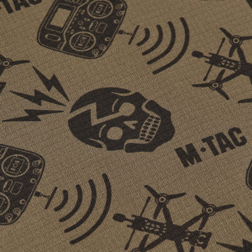 Scarf Tube Microfleece Drone Pattern