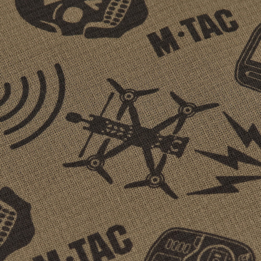 Scarf Tube Microfleece Drone Pattern