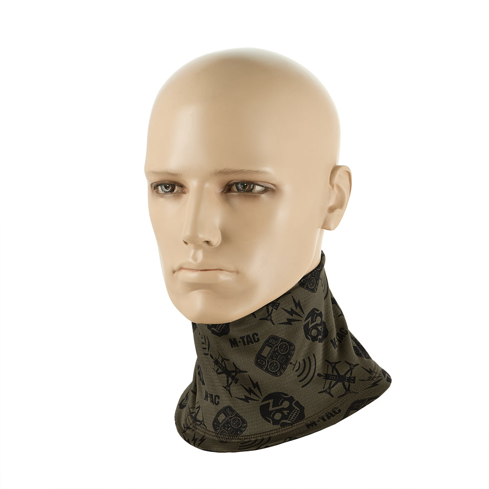 Scarf Tube Microfleece Drone Pattern