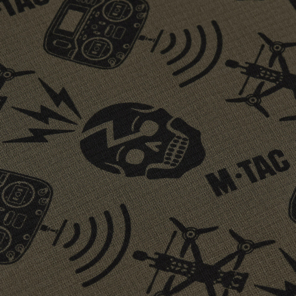 Scarf Tube Microfleece Drone Pattern