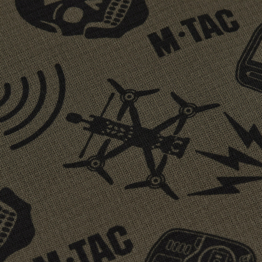 Scarf Tube Microfleece Drone Pattern