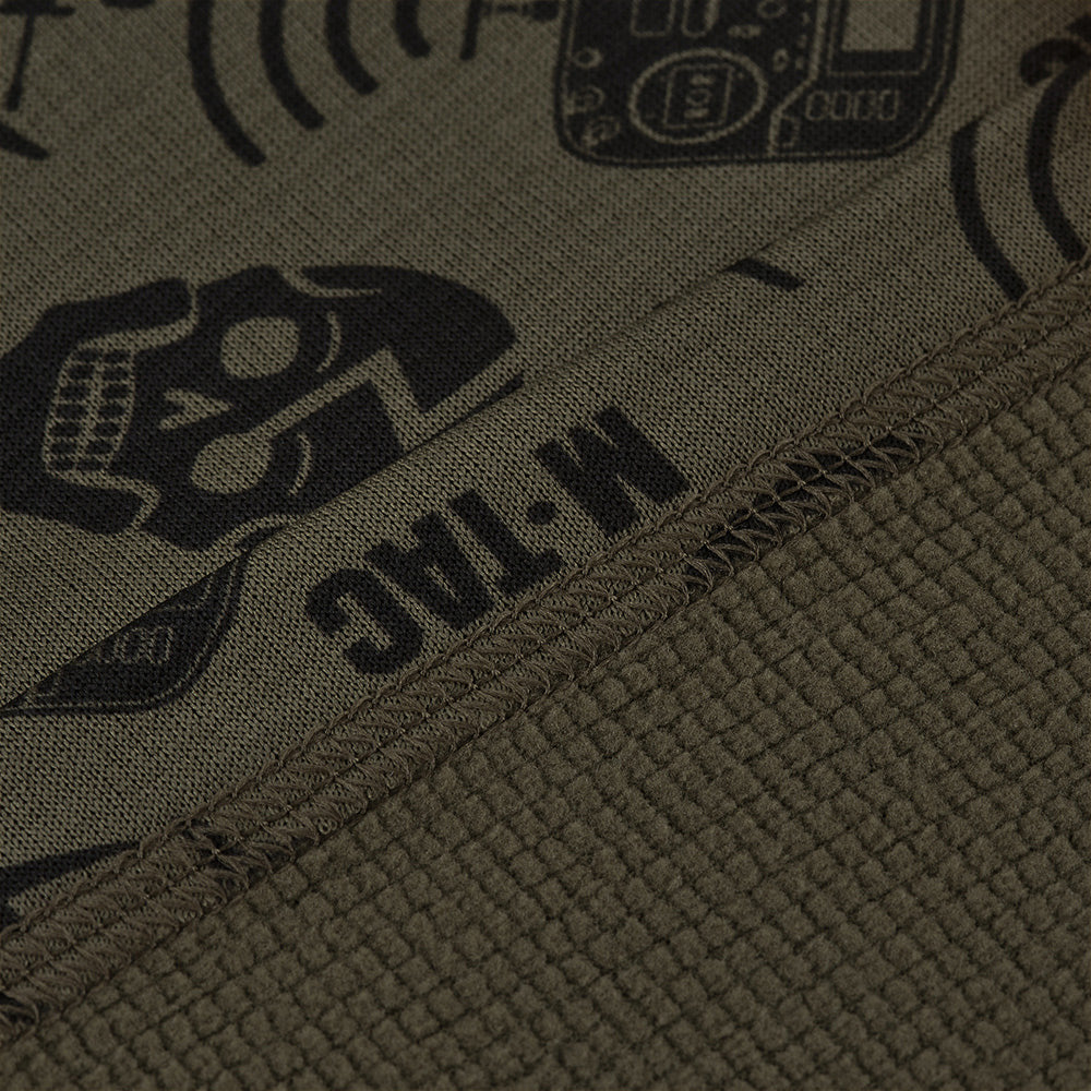 Scarf Tube Microfleece Drone Pattern