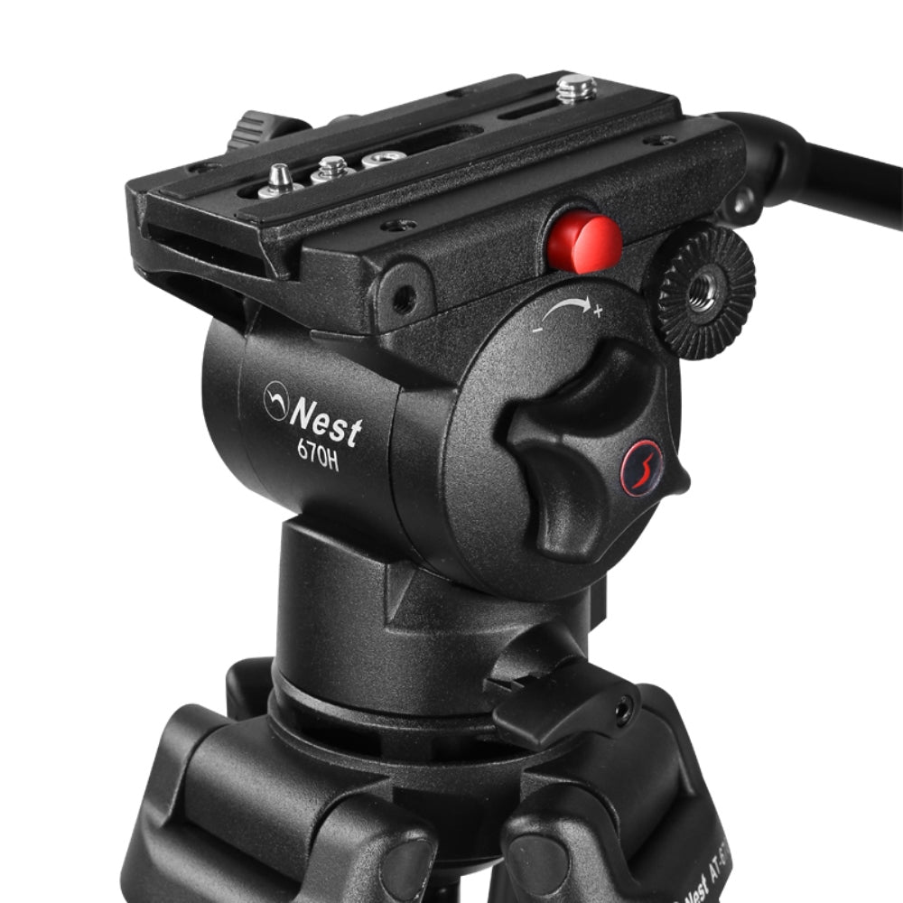 Nest Video Statief NT-670 + Vloeistofgedempte Kop